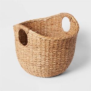 Large Round Braided Seagrass Basket - Brightroom